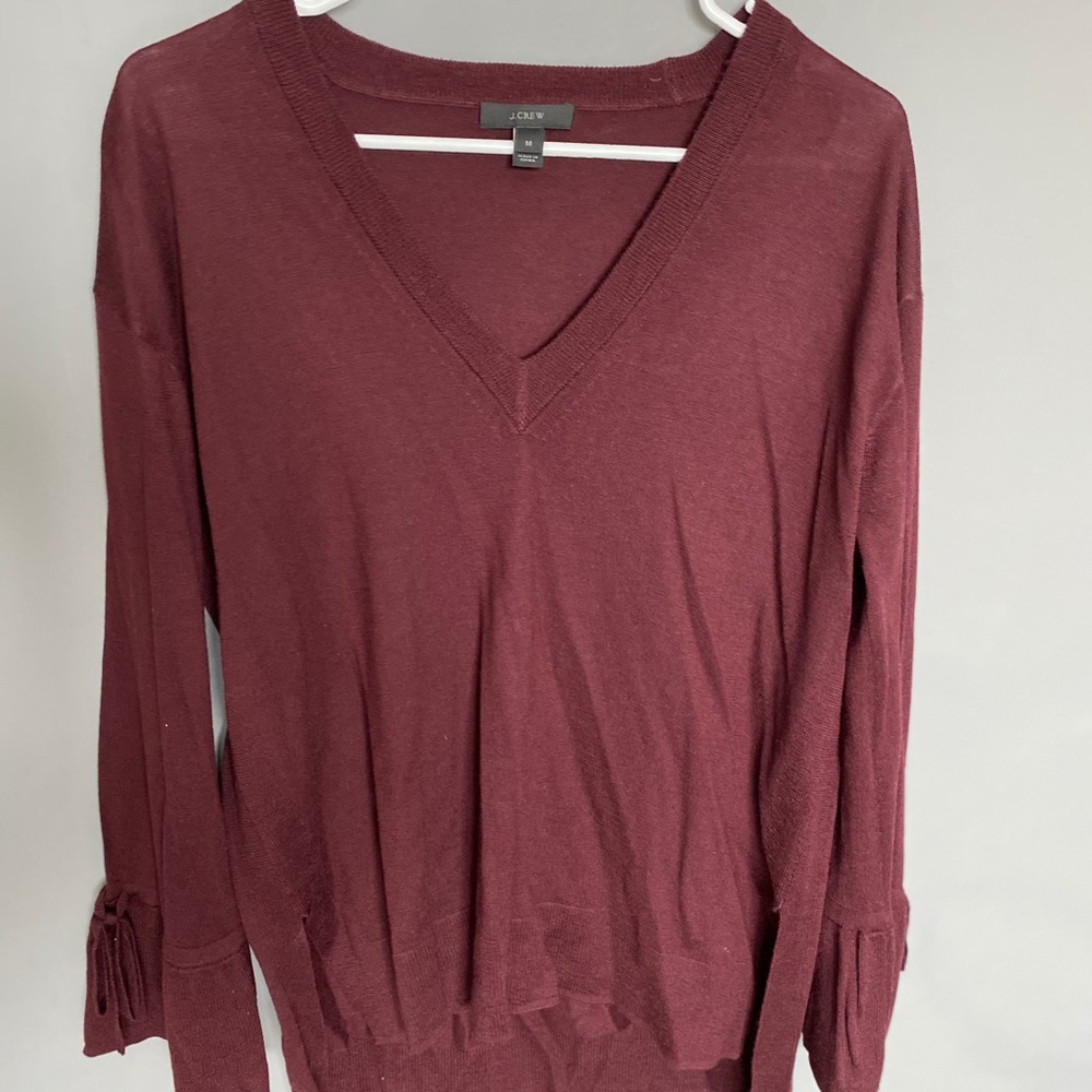 JCrew maroon top